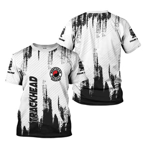 Railspirit Personalized Northern Pacific Railway T-Shirt Paint Impact Design Train Shirt for Trackhead