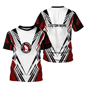 Railspirit Personalized Great Northern Railway T-Shirt Railroad Tribute Design GNR Train Shirt for Train Lovers