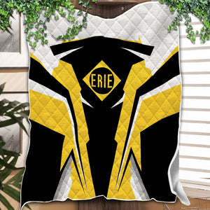 Railspirit Personalized Erie Railroad Premium Quilts Strong Line Train Premium Quilts Gift Idea For Train Lover