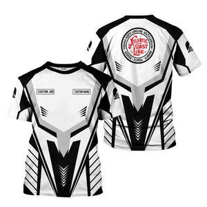 Railspirit Personalized Atlantic Coast Line Railroad T-Shirt Workwear-Inspired with Custom Position Train Shirt