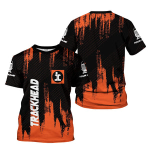 Railspirit Personalized Illinois Central Railroad T-Shirt Paint Impact Design Train Shirt for Trackhead