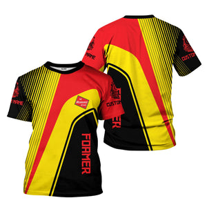 Railspirit Personalized Chicago, Milwaukee, St. Paul and Pacific Railroad T-Shirt Vibrant Striking Style Milwaukee Road Shirt For Rail Enthusiasts