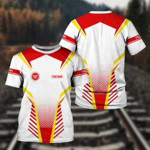 Railspirit Personalized Missouri Pacific Railroad T Shirt Unisex Train Shirt All Over Print