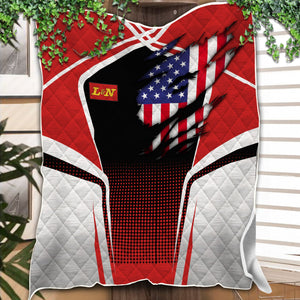 Railspirit Personalized Louisville and Nashville Railroad Premium Quilts American Vintage L&N All Over Printed Premium Quilts