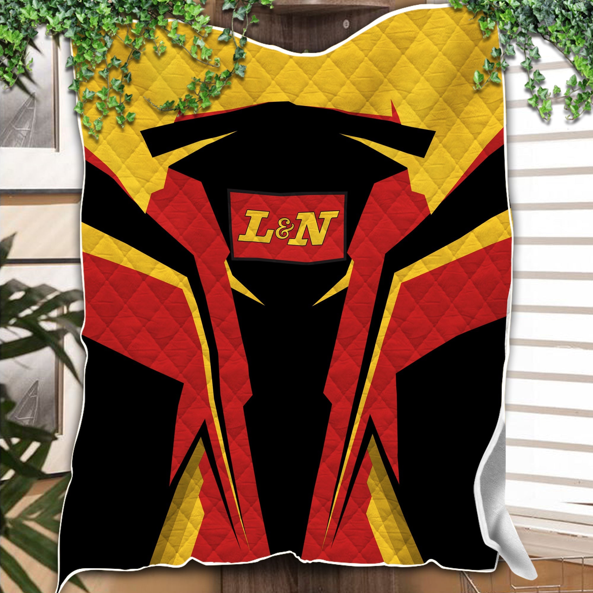 Railspirit Personalized Louisville and Nashville Railroad Premium Quilts L&N Strong Line Train Premium Quilts Gift Idea For Train Lover