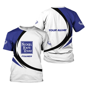 Railspirit Personalized New York, Chicago and St. Louis Railroad T-Shirt Unique Graphic Style Nickel Plate Road Shirt For Train Enthusiasts