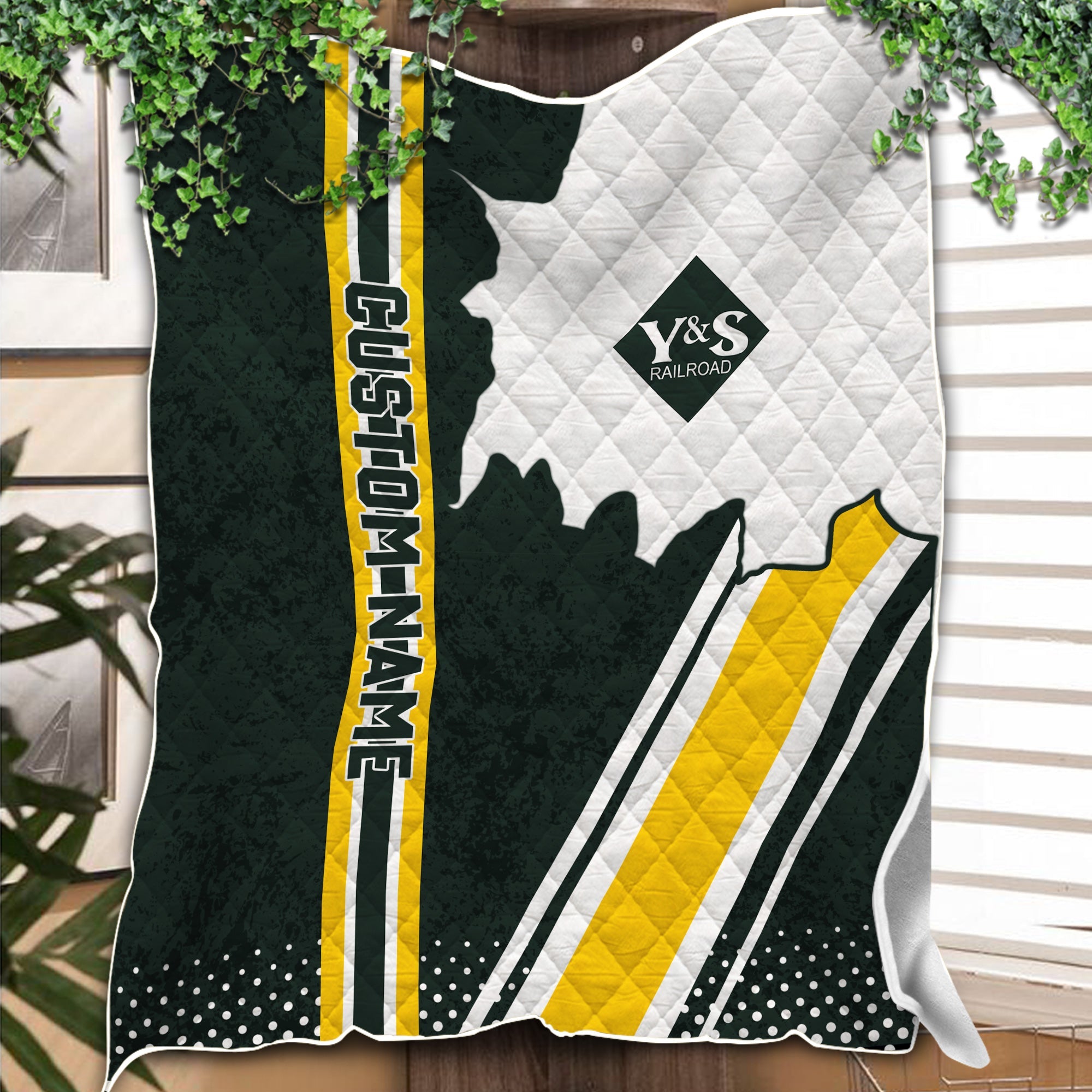 Railspirit Personalized Youngstown & Southern Railroad Premium Quilts Vintage All Over Printed Premium Quilts