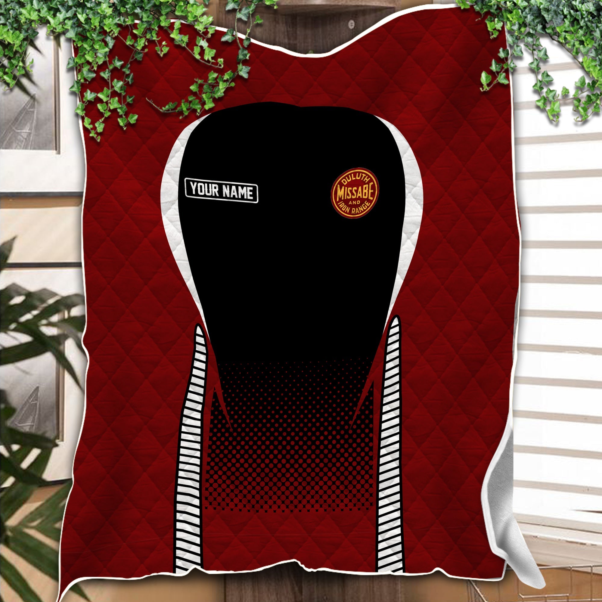 Railspirit Personalized Duluth, Missabe, & Iron Range Railroad Premium Quilts Train Premium Quilts Gift Idea For Train Lover