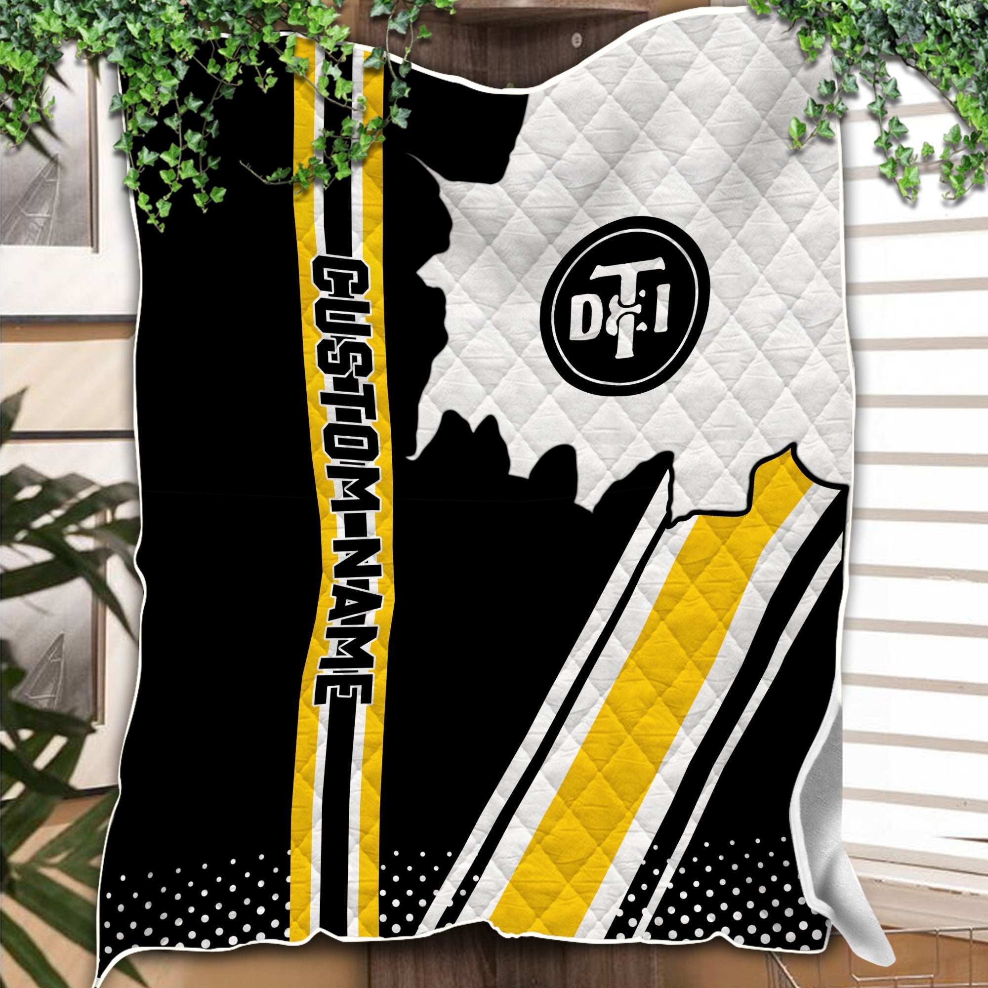 Railspirit Personalized Detroit Toledo And Ironton Railroad Premium Quilts Vintage All Over Printed Premium Quilts