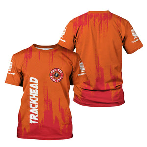 Railspirit Personalized Pacific Electric Railroad T-Shirt Paint Impact Design Train Shirt for Trackhead