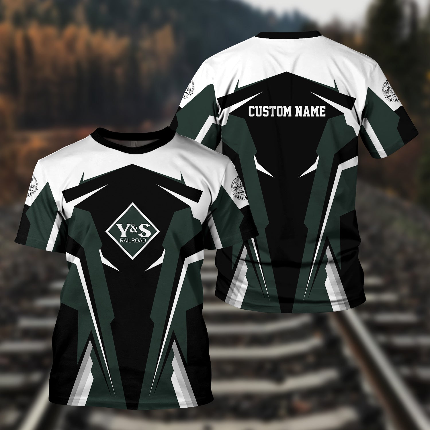 Railspirit Personalized Youngstown & Southern Railroad T Shirt Strong Line Style Train Unisex Shirt All Over Print