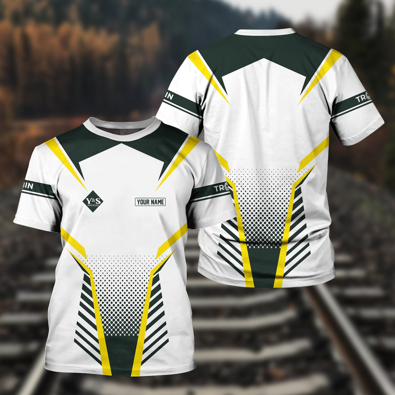 Railspirit Personalized Youngstown & Southern Railroad T Shirt Unisex Train Shirt All Over Print