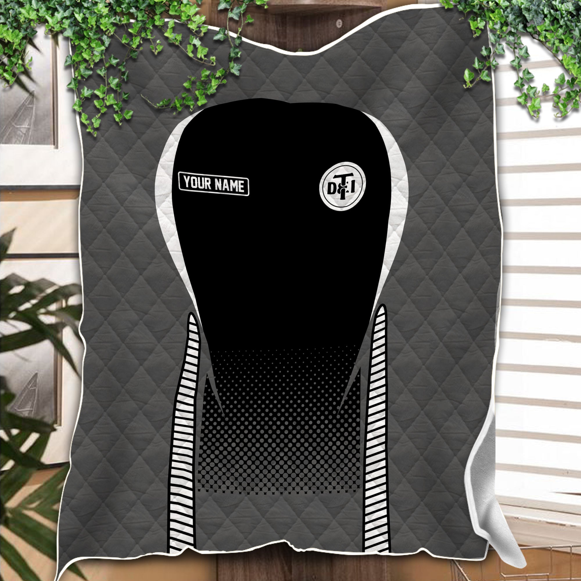 Railspirit Personalized Detroit Toledo And Ironton Railroad Premium Quilts Train Premium Quilts Gift Idea For Train Lover