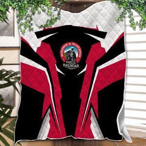 Railspirit Personalized Durango And Silverton Narrow Gauge Railroad Premium Quilts Strong Line Train Premium Quilts Gift Idea For Train Lover