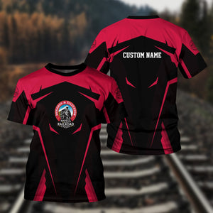 Railspirit Personalized Durango And Silverton Narrow Gauge Railroad T Shirt Strong Line Style Train Unisex Shirt All Over Print