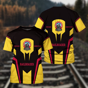 Railspirit Personalized Durango And Silverton Narrow Gauge Railroad T-Shirt Custom Year Railroader Shirt Gift Idea For Train Lover