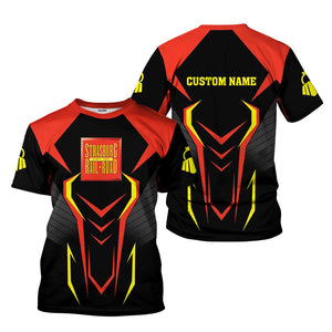 Railspirit Personalized Strasburg Railroad T-Shirt Dynamic Design Style Perfect Shirt for Train Enthusiasts