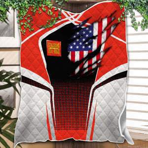 Railspirit Personalized Strasburg Railroad Premium Quilts American Vintage All Over Printed Premium Quilts