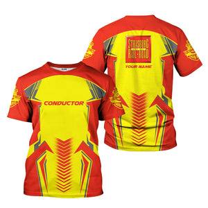 Railspirit Personalized Strasburg Railroad T-Shirt Standout Style with Custom Position Train Shirt