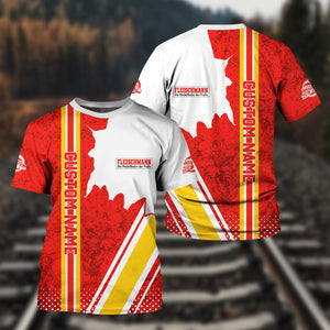 Railspirit Personalized Fleischmann And Western Railroad T-Shirt All Over Printed Unisex Shirt