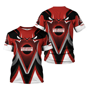 Railspirit Personalized New Hope Railroad T-Shirt Vibrant Graphic Pattern Shirt For Train Enthusiasts