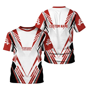 Railspirit Personalized New Hope Railroad T-Shirt Railroad Tribute Design Train Shirt for Train Lovers