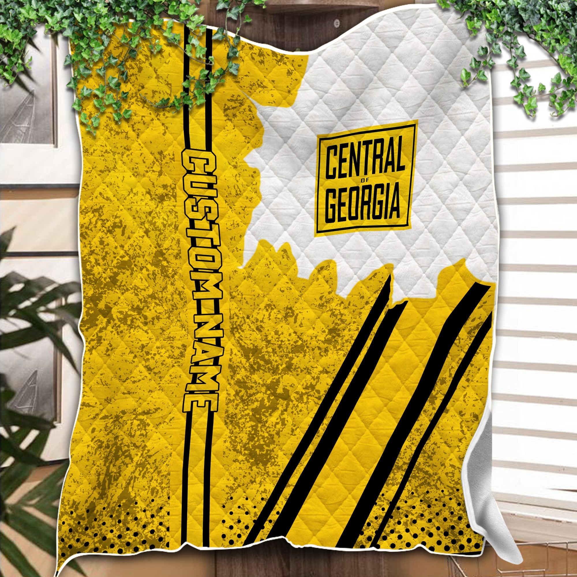 Railspirit Personalized Central of Georgia Railway Premium Quilts Vintage All Over Printed Premium Quilts