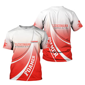 Railspirit Personalized Fleischmann And Western Railroad T-Shirt Railway-Themed Style Shirt Gift Idea For Trainspotter