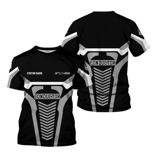 Railspirit Personalized Norfolk Southern Railway T-Shirt Track-Inspired with Custom Job Position Train Shirt