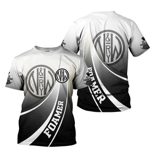 Railspirit Personalized Norfolk and Western Railway T-Shirt Railway-Themed Style N&W Shirt Gift Idea For Trainspotter