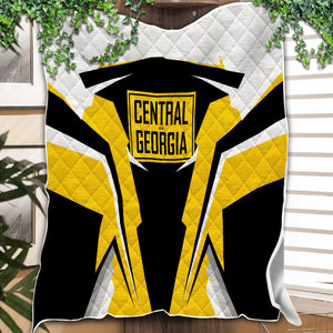 Railspirit Personalized Central of Georgia Railway Premium Quilts Strong Line Train Premium Quilts Gift Idea For Train Lover