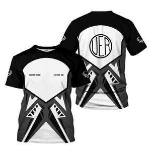 Railspirit Personalized Union Electric Railway T-Shirt Vibriant Style with Custom Position Train Shirt