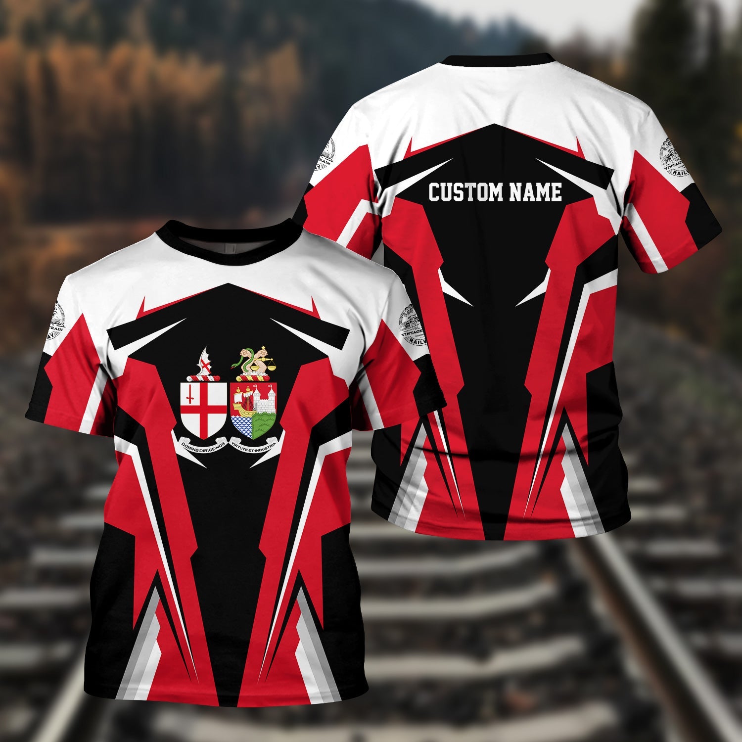 Railspirit Personalized Great Western Railway T Shirt Strong Line Style Train Unisex Shirt All Over Print