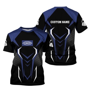 Railspirit Personalized London and North Eastern Railway T-Shirt Dynamic Design Style Perfect Shirt for Train Enthusiasts