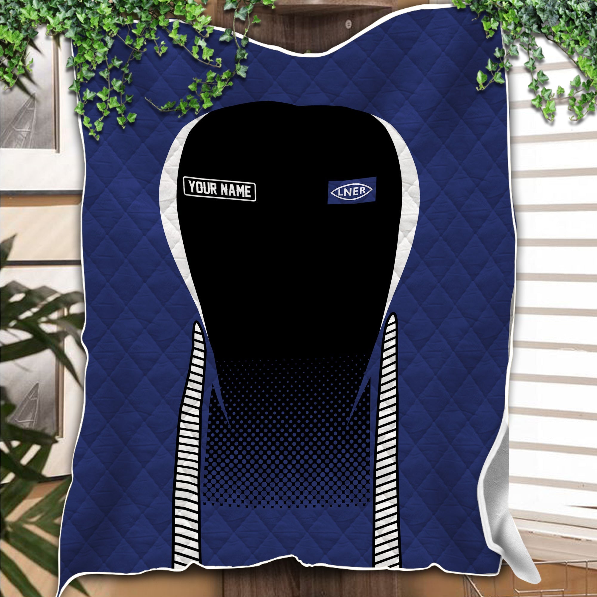 Railspirit Personalized London and North Eastern Railway Premium Quilts Train Premium Quilts Gift Idea For Train Lover