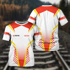 Railspirit Personalized British Railway T Shirt Unisex Train Shirt All Over Print
