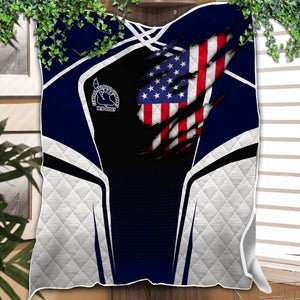 Railspirit Personalized Jersey Central Railroad Premium Quilts American Vintage All Over Printed Premium Quilts