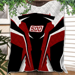 Railspirit Personalized Soo Line Railroad Premium Quilts Strong Line Train Premium Quilts Gift Idea For Train Lover