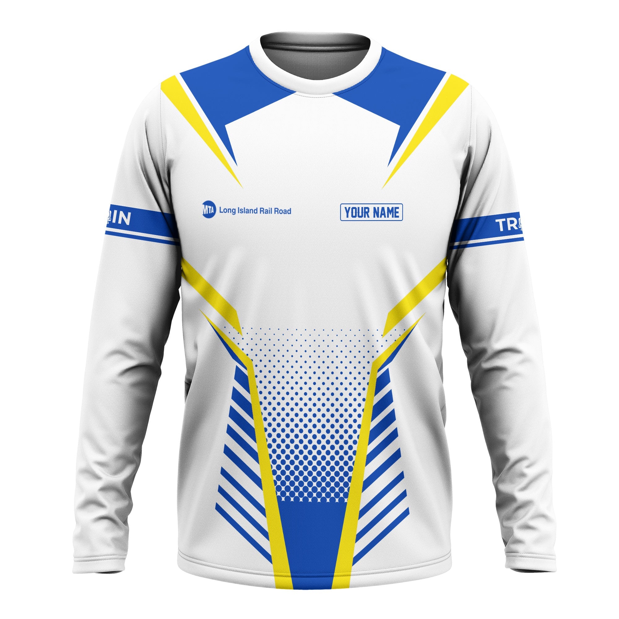 Railspirit Personalized Long Island Railroad Long Sleeve Shirt Unisex Train Shirt All Over Print