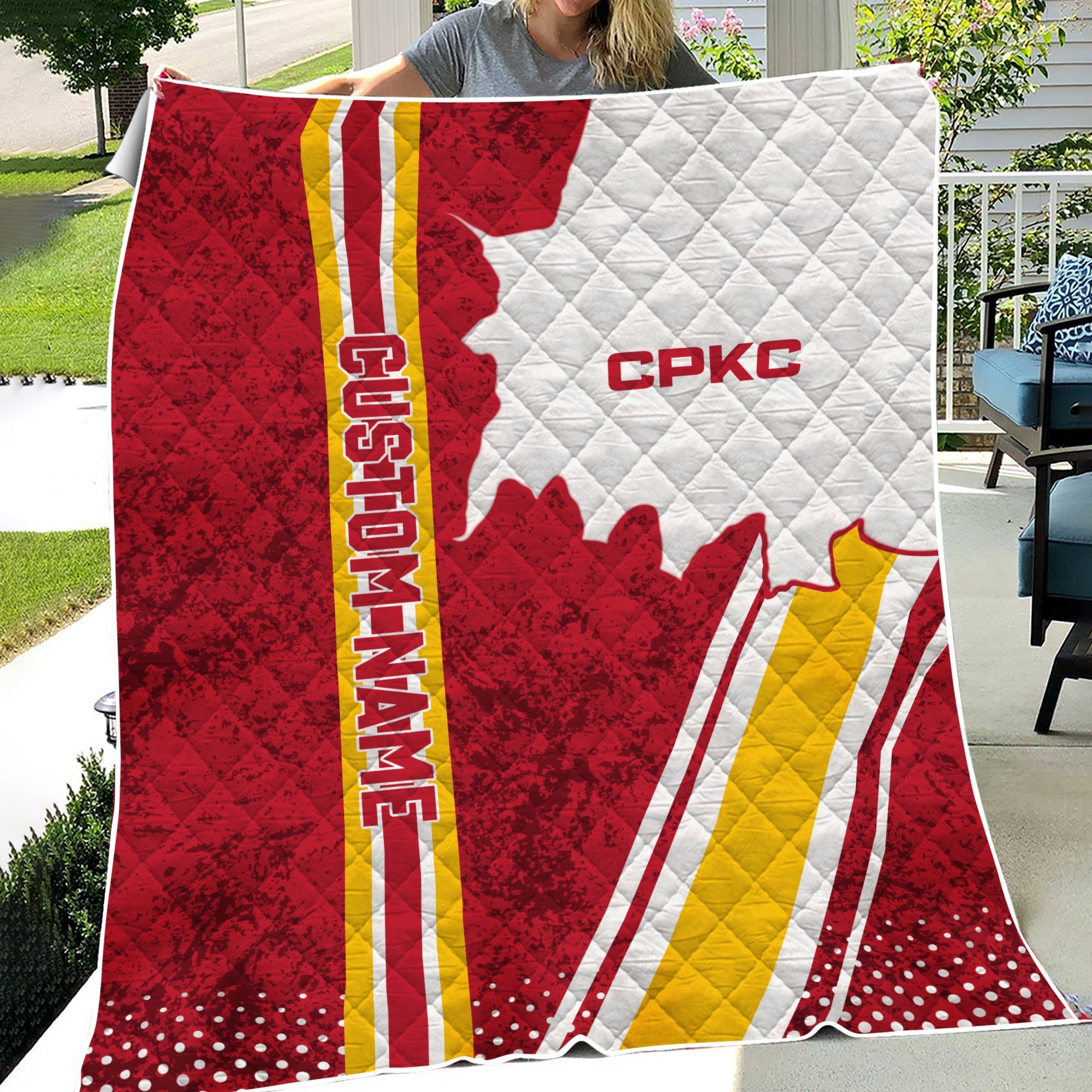 Railspirit Personalized Canadian Pacific Kansas City Premium Quilts Vintage CPKC All Over Printed Premium Quilts