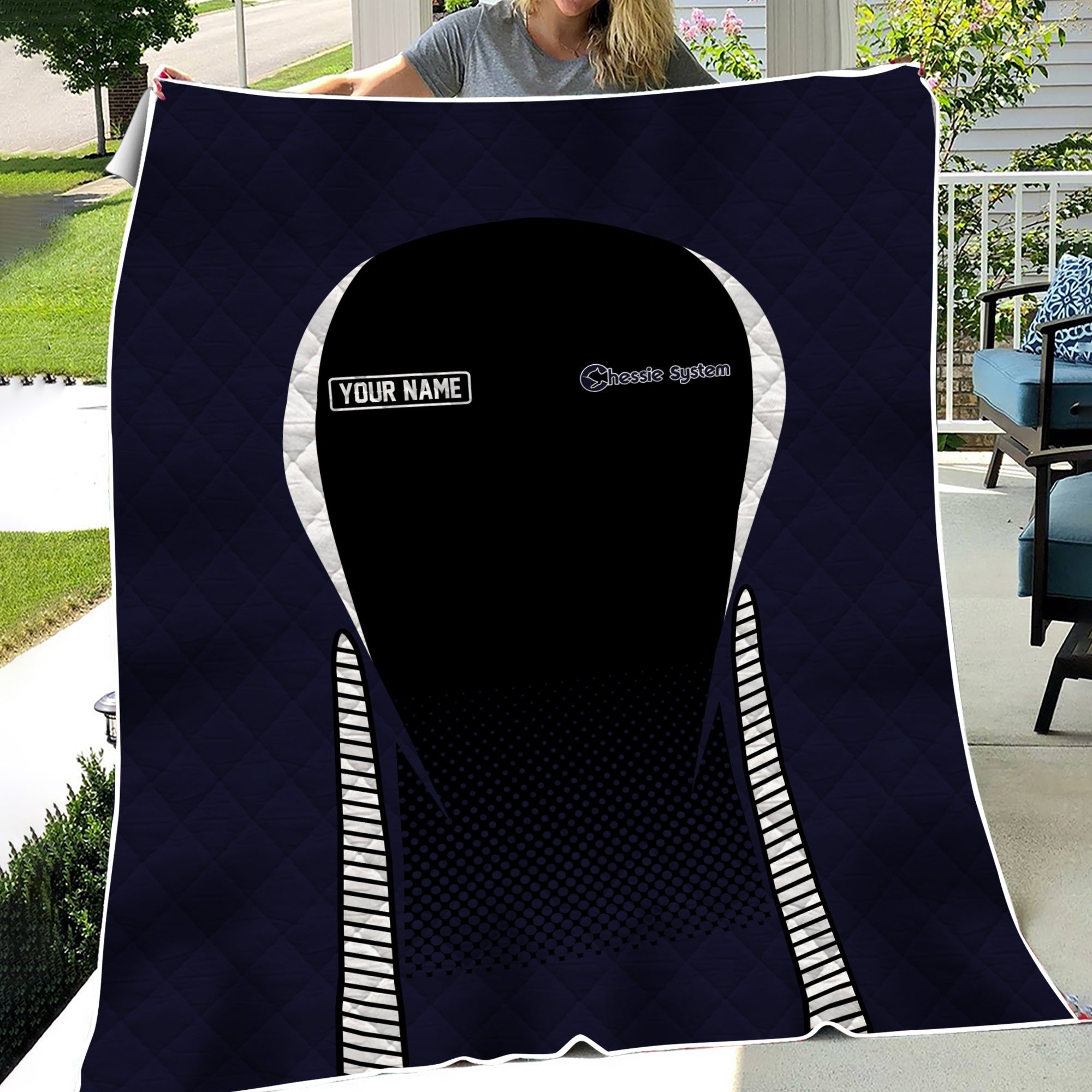 Railspirit Personalized Chessie System Railroad Premium Quilts Train Premium Quilts Gift Idea For Train Lover