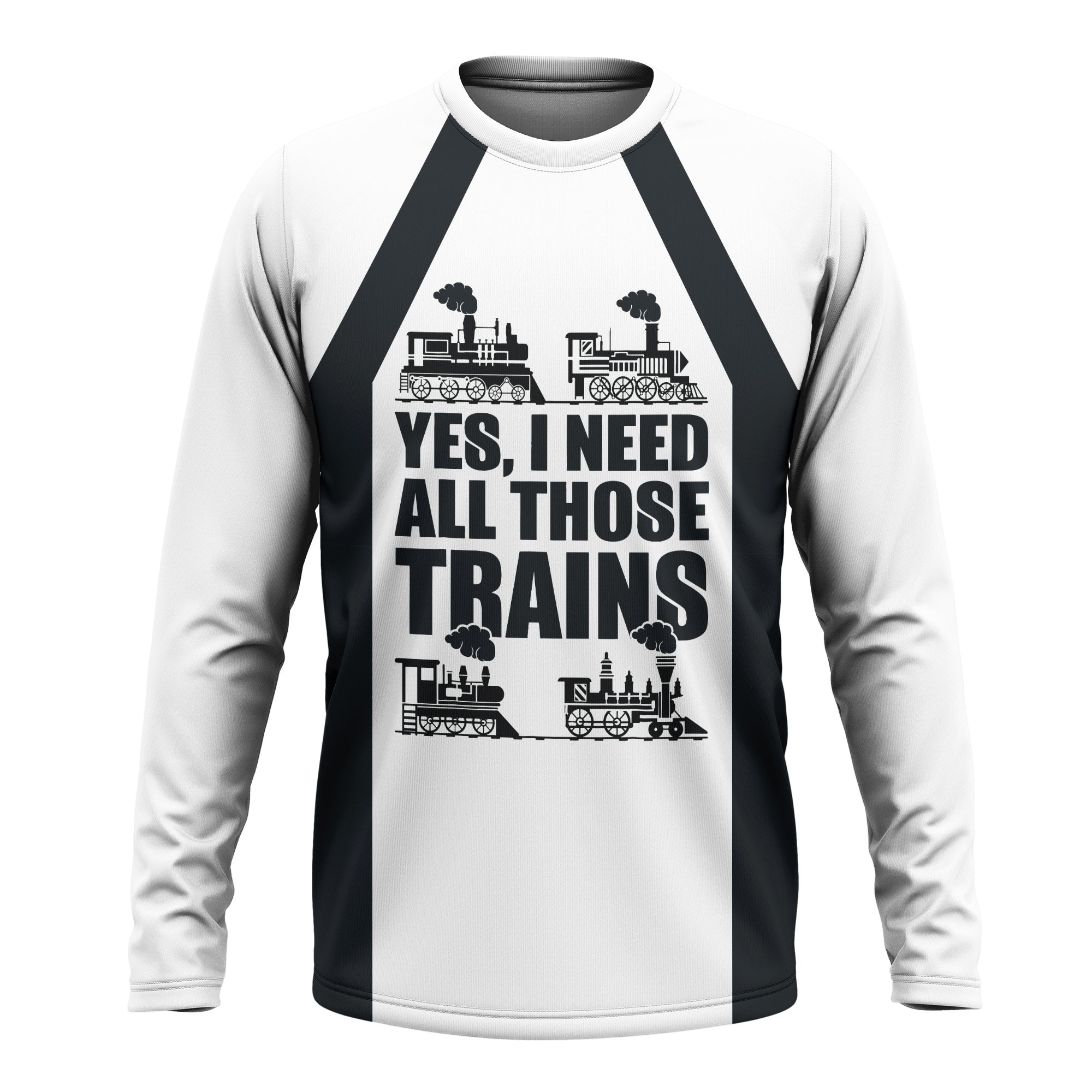 Railspirit Custom Name Western Pacific Railroad Long Sleeve Shirt Yes I Need All Those Train Printed Shirt