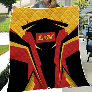 Railspirit Personalized Louisville and Nashville Railroad Premium Quilts L&N Strong Line Train Premium Quilts Gift Idea For Train Lover