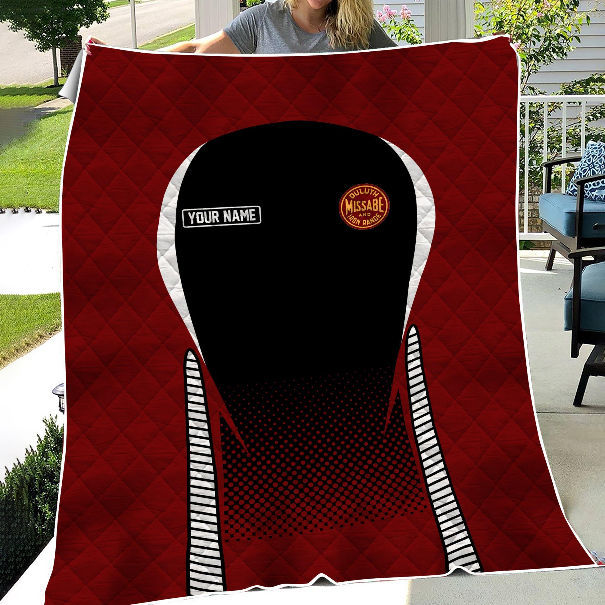 Railspirit Personalized Duluth, Missabe, & Iron Range Railroad Premium Quilts Train Premium Quilts Gift Idea For Train Lover