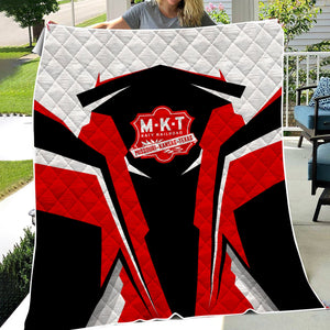 Railspirit Personalized Katy Railroad Premium Quilts Strong Line Train Premium Quilts Gift Idea For Train Lover