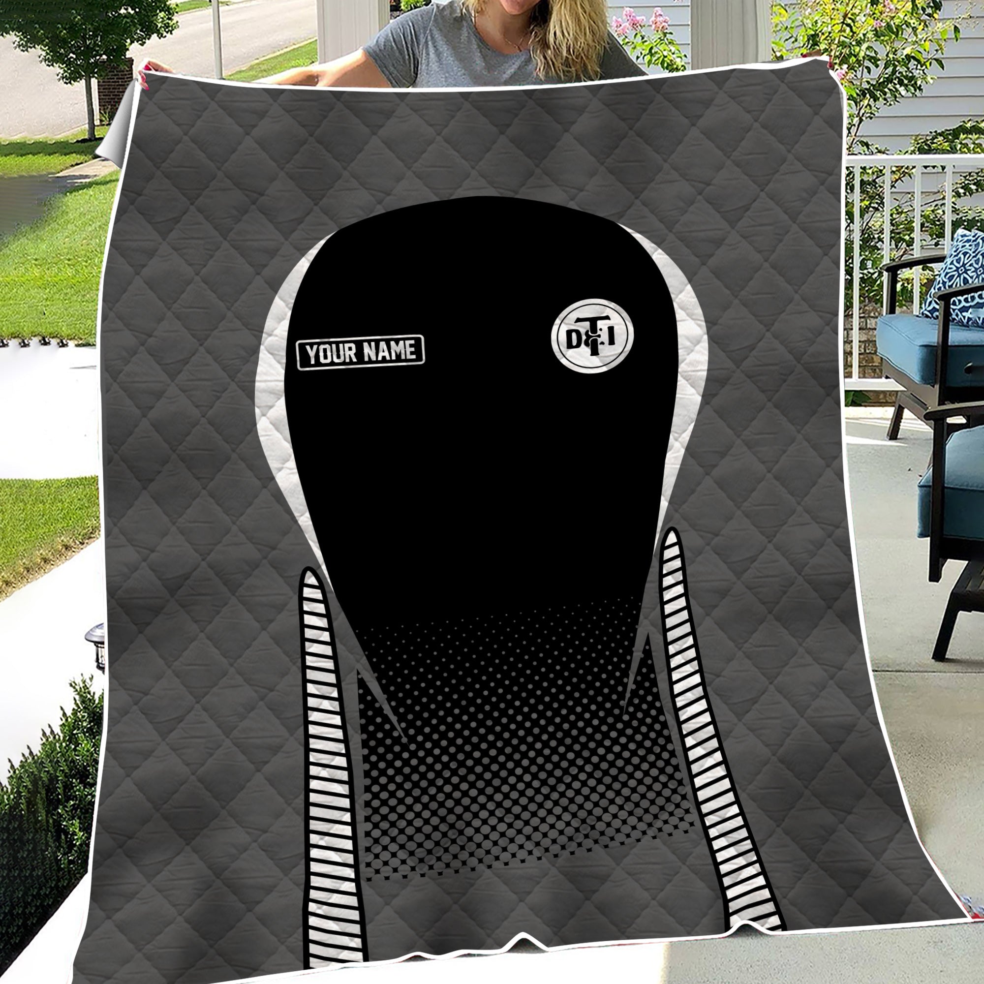 Railspirit Personalized Detroit Toledo And Ironton Railroad Premium Quilts Train Premium Quilts Gift Idea For Train Lover