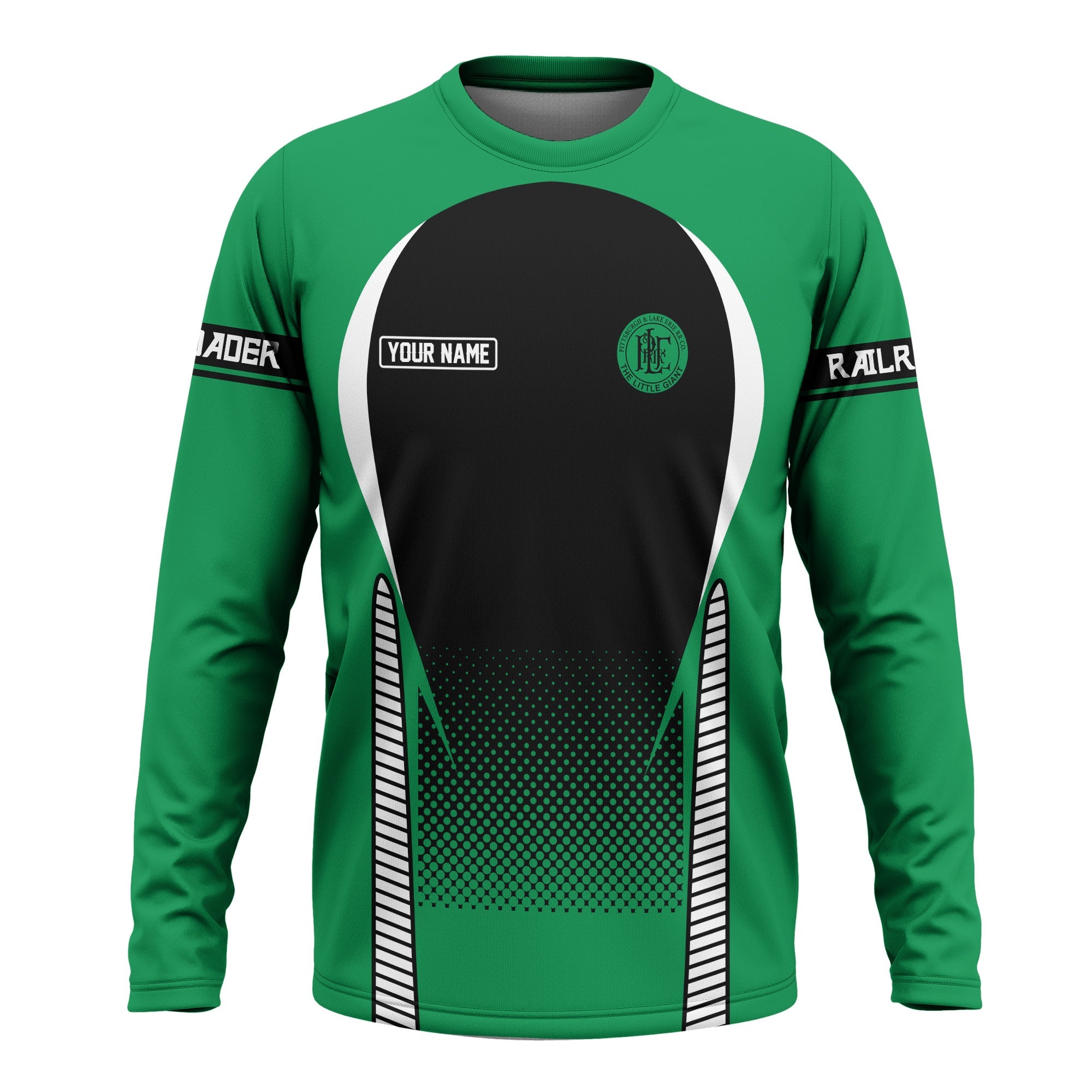 Railspirit Personalized Pittsburgh And Lake Erie Railroad Long Sleeve Shirt Stress Is Caused By Not Having Enough Trains Shirt