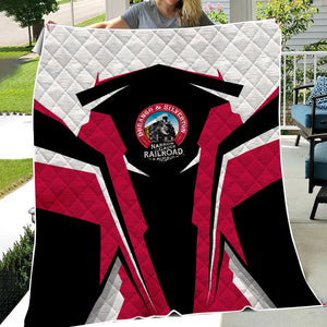 Railspirit Personalized Durango And Silverton Narrow Gauge Railroad Premium Quilts Strong Line Train Premium Quilts Gift Idea For Train Lover