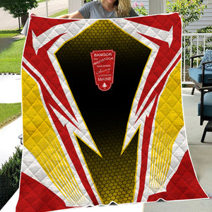 Railspirit Bangor And Aroostook Railroad Premium Quilts Lightning Graphic Style Premium Quilts Gift Idea For Train Lover