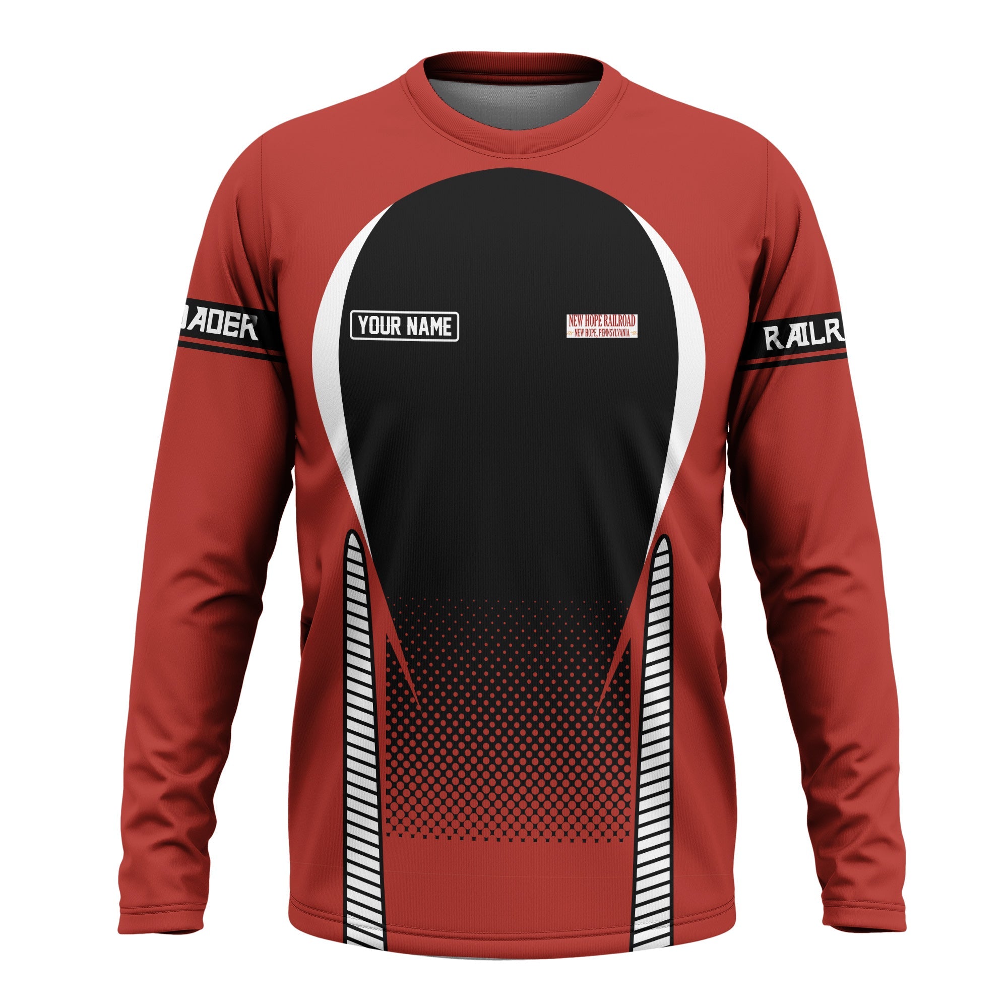 Railspirit Personalized New Hope Railroad Long Sleeve Shirt Stress Is Caused By Not Having Enough Trains Shirt